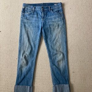 Great condition citizens of humanity Dani cropped straight leg denim pants